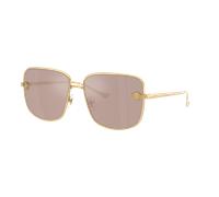 Versace Woman Sunglass VE2282 - Frame color: Gold, Lens color: Light Pink Mirror Silver