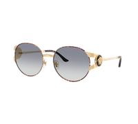 Versace Woman Sunglass VE2303 - Frame color: Gold Versace/Havana, Lens color: Clear Gradient Blue