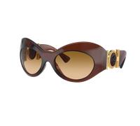 Versace Woman Sunglass VE4462 - Frame color: Transparent Brown, Lens color: Yellow Gradient Brown