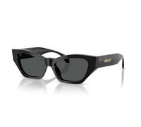 Versace Woman VE4488U GB1/87 Sunglasses Acetate Black Grey Cat Eye Normal