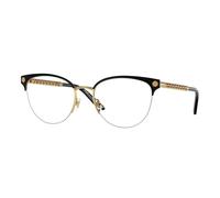 Versace Woman VE1297 1516 Optical frames Metal Gold Transparent Cat Eye Normal