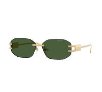 Versace Woman VE2274 100271 Sunglasses Metal Gold Green Geometric Normal