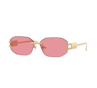 Versace Woman VE2274 100284 Sunglasses Metal Gold Pink Geometric Normal