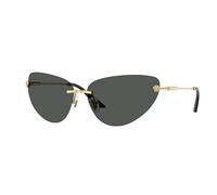 Versace Woman VE2281 100287 Sunglasses Metal Gold Grey Cat Eye Normal