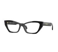 Versace Woman VE3373U GB1 Optical frames Acetate Black Transparent Cat Eye Normal