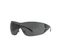 Versace Woman Versace VE2054 100187 Sunglasses Injected Grey Grey Squared Normal