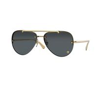 Versace Woman Versace VE2231 100287 Sunglasses Metal Gold Grey Pilot Normal