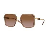 Versace Woman Versace VE2261 100213 Sunglasses Metal Brown Brown Squared Normal Shaded