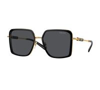 Versace Woman Versace VE2261 100287 Sunglasses Metal Black Grey Squared Normal