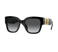 Versace Woman Versace VE4437U GB1/T3 Sunglasses Acetate Black Grey Pillow Polarized Shaded