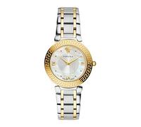 Versace Women Analog Quartz 2 Hand Watch with Two-Tone-Stainless-Steel Strap V16060017