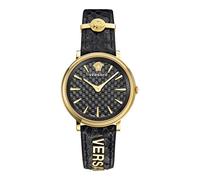 Versace Women Analog Quartz Watch with Leather Strap VE81010 19