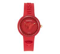 Versace Women Analogue Swiss Quartz Watch with Silicone Strap VE6G00723