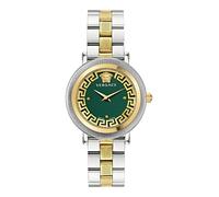 Versace Women Analogue Swiss Quartz Watch with Stainless Steel Strap VE7F00523