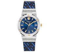 Versace Women's Analogue Swiss Quartz Watch with Leather Strap VEVH01421