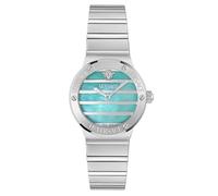 Versace Women's Analogue Quartz Watch Greca Logo Pearl Swiss Made