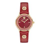 Versace Women's Analogue Swiss Quartz Watch with Leather Strap VE2P00722