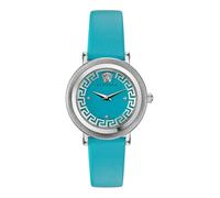 Versace Women's Analogue Swiss Quartz Watch with Leather Strap VE7F00123