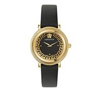 Versace Women's Analogue Swiss Quartz Watch with Leather Strap VE7F00323