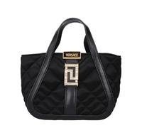 Versace Women's Bejeweled Greca Goddess Satin Handbag Bag