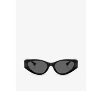 Versace Womens Black Ve4454 Logo-embellished Acetate Sunglasses 5.5cm