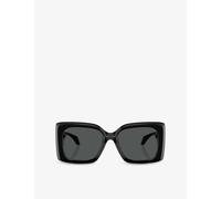 Versace Womens Black Ve4467u Butterfly-frame Acetate Sunglasses
