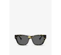 Versace Womens Brown Ve4457 Square-frame Acetate Sunglasses 5.5cm