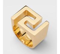 Versace Women's Medusa Head Ring Metal Strass in Gold | Size: 21 cm Versace Gold 21 cm