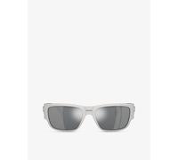 Versace Womens Silver Ve2262 Square-frame Metal Sunglasses