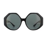 Versace Womens Sunglasses VE4395 534587 Black Dark Grey - One Size