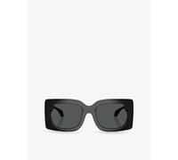 Versace Womens Versace Ve4496U Square-Frame Acetate Sunglasses Black