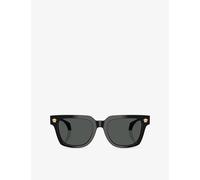 Versace Womens Versace Ve4510U Square-Frame Acetate Sunglasses Black