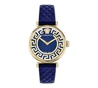 Versace Women's Watch Lady Leather Strap Blue 35 mm VE1CA0223, Strap.