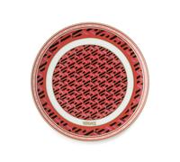 Versace x Rosenthal La Greca Signature bread plate (17cm) - Red OS