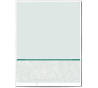 VersaCheck ValueChex - 250 Blank Business Voucher Checks - Green Classic - 250 Sheets Form #1002 - Check on Bottom