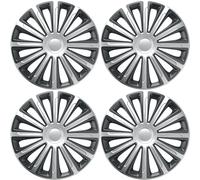 Versaco Car Wheel Trims TRENDSB14 - Silver 14 Inch 12-Spoke - Boxed Set of 4 Hubcaps - Includes Fittings/Instructions