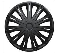 Versaco SKODA FABIA (2007 on) 14 inch Black Car Alloy Wheel Trims Hub Caps Set of 4