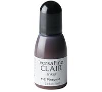 Tsukineko Versafine Clair Inker-Pinecone, Brown, 15ml