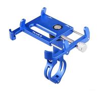 VersaGenius Aluminum Alloy Phone Holder for Plus6, Tool 360 Degree Rotation, Anti Theft Design, Compatible with Bicycles and Motorcycles (Blue)