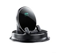 VersaGenius Car Phone Holder Dashboard, 360° Rotating Stable Mobile Phone Holder With Silicone Anti-slip Pad & Cable Storage For Smartphones, Adjustable Grip Car Mount