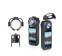 VersaGenius Optical Glass Lens Protector Fit For Insta360 X5, & Anti-Scratch for PROTECTION Tempered Film Set Fit For Insta360 X5, Screen Protector Foils