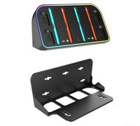 VersaGenius Wall Mount Charging Dock Station Fit For Nintendo For Switch2 / For Joy-con2 With Game Storage Charge Doct, Wall Mount With RGB Light & Fit For Joy Con Charger