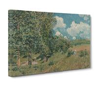 Versailles Route By Alfred Sisley Canvas Print | Gallery Wrapped 30mm Frame Wall Art | 30x20 inches | Ready to Hang | Impressionist Picture | Living Room Bedroom Lounge Office