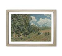 Versailles Route by Alfred Sisley Framed Print | A2 Oak Framed Wall Art | Ready to Hang | Modern Nature Picture | Living Room Bedroom Lounge Office