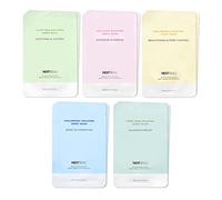 VERSAINSECT CK OF 10] Solution Sheet Mask Pack 5 Types x 2 Pieces Aloe, Niacinamide, Collagen, Hemp Seed, Hyaluronic Acid