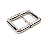 VersaKits 4 Pcs Belt Buckles Replacement Heavy Duty Single Prong Pin Buckle Center Bar, Silver, 1-1/4 Inch