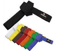 VERSAL Martial Arts Karate Belt, 100% Cotton Professional Training Grading Ranking Belts for Judo, Bjj, Taekwondo, Jiu Jitsu Coloured Belt (Green, 280cm)