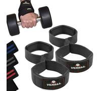 VERSAL Weight Lifting Straps Figure 8 Lifting Straps Neoprene Padded Wrist Support Gym Straps Heavy Duty Weightlifting Deadlift Straps for Powerlifting Fitness Training Workout (Black)