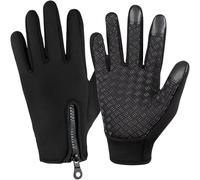 VERSAL Winter Warm Gloves, Touchscreen Windproof Thermal Gloves for Men Women, Non-Slip Water-Resistant Fleece Lined Cycling Gloves MTB Running Gloves for Men Women Driving Hiking Skiing (VOG-590, L)