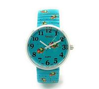 VERSALES Ladies Novelty Animals Zoo Ocean Sea Beach Theme Elegant Stretch Elastic Band Analog Quartz Fashion Watch Varsales, Turtle Design 1, Modern